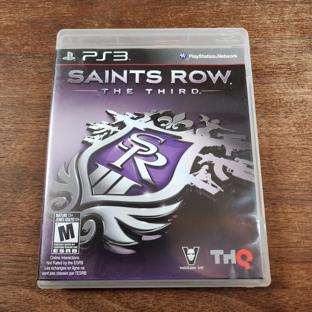 Sony Playstation 3 Saints Row The Third PS3 Game CIB